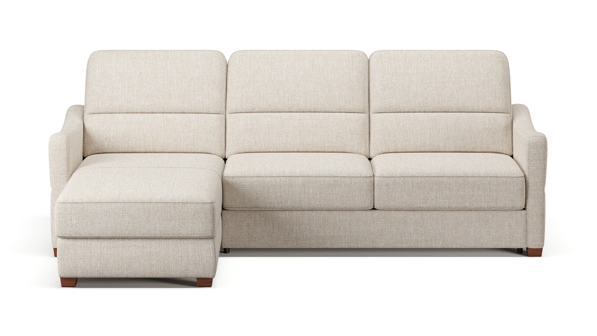 Ede 2 Seater Chaise Sofa Bed with Storage
