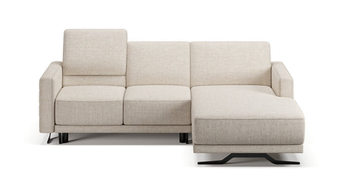Idia 2 Seater Chaise Sofa Bed with Storage