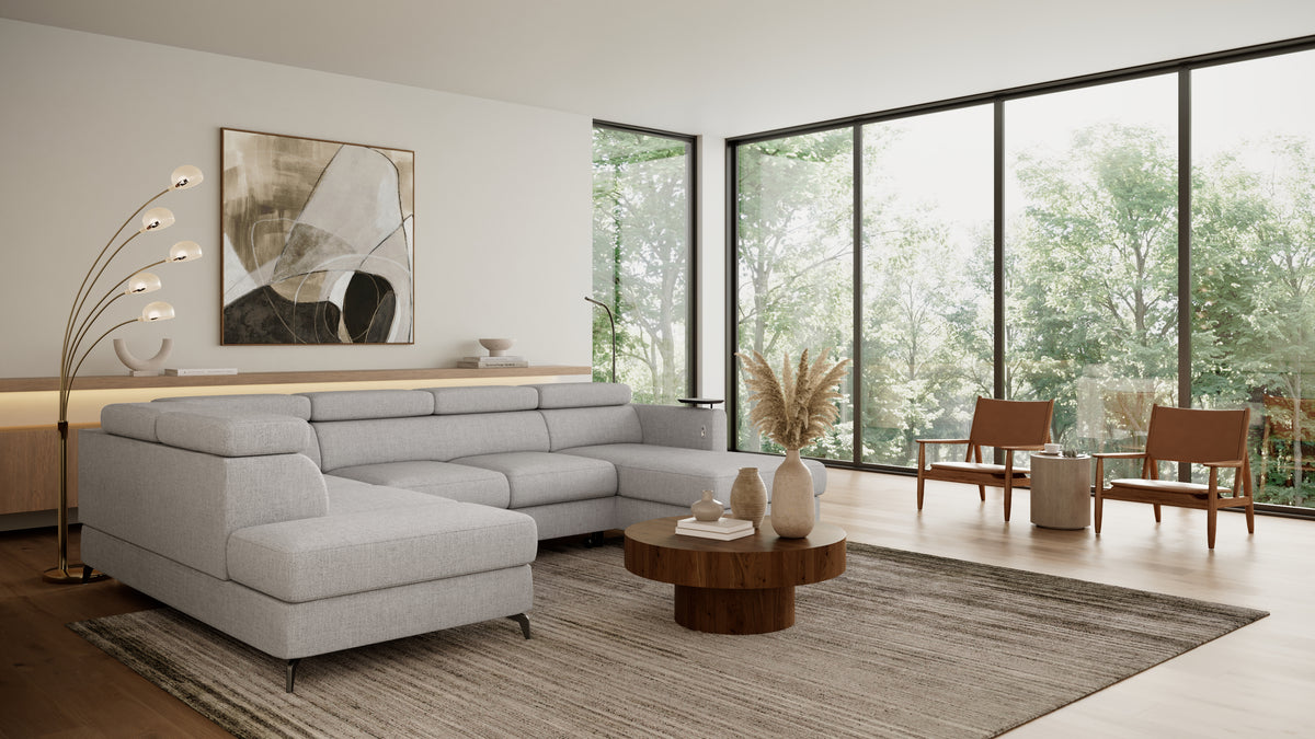 Claire Corner Sofa Bed with Chaise & Storage