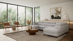 Claire Corner Sofa Bed with Chaise & Storage