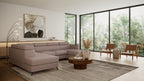 Claire Corner Sofa Bed with Chaise & Storage
