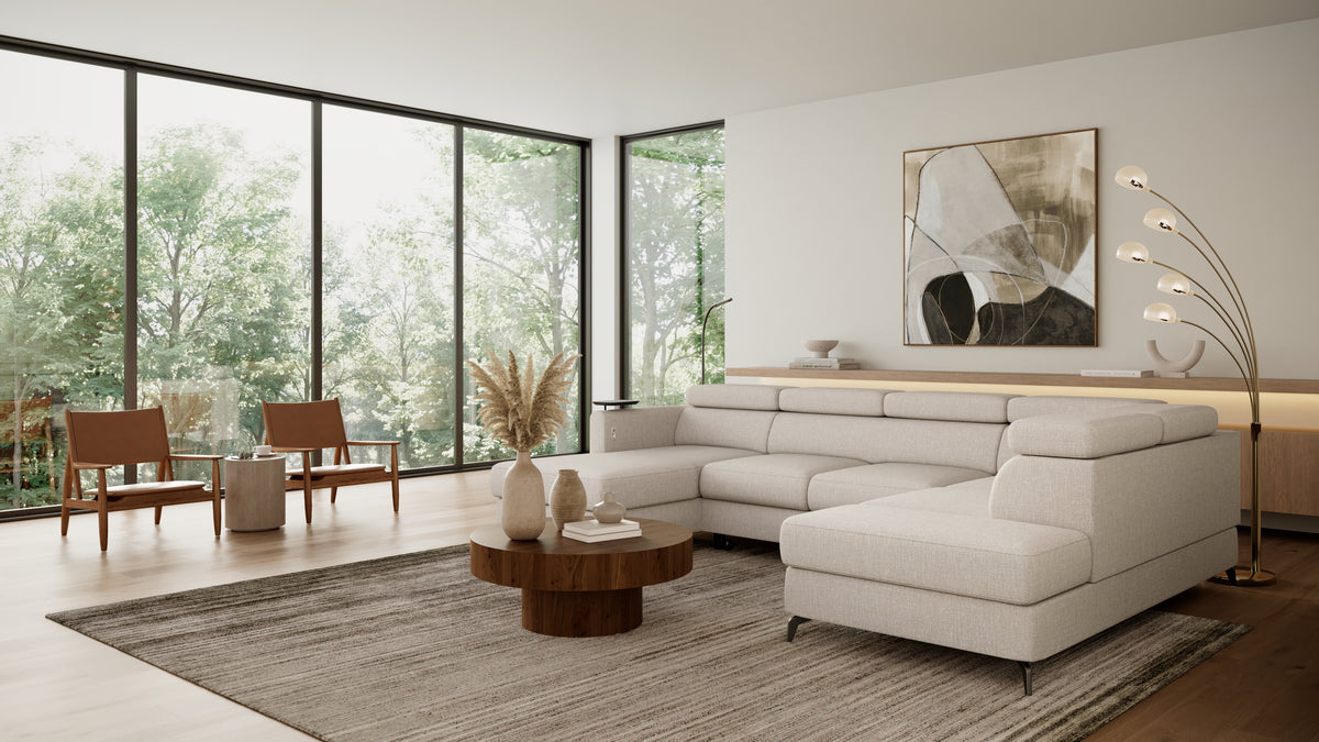 Claire Corner Sofa Bed with Chaise & Storage