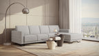 Idia 3 Seater Chaise Sofa Bed with Storage