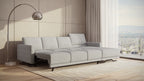 Idia 3 Seater Chaise Sofa Bed with Storage