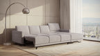 Idia 3 Seater Chaise Sofa Bed with Storage