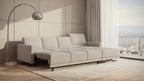 Idia 3 Seater Chaise Sofa Bed with Storage