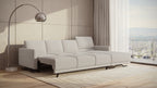 Idia 3 Seater Chaise Sofa Bed with Storage