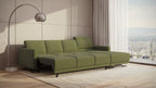 Idia 3 Seater Chaise Sofa Bed with Storage