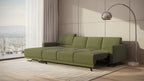 Idia 3 Seater Chaise Sofa Bed with Storage