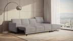 Idia 3 Seater Chaise Sofa Bed with Storage