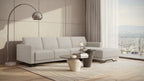 Idia 3 Seater Chaise Sofa Bed with Storage
