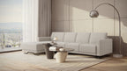 Idia 3 Seater Chaise Sofa Bed with Storage