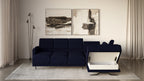 Idia 3 Seater Corner Sofa Bed with Storage