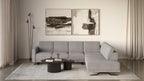 Idia 3 Seater Corner Sofa Bed with Storage