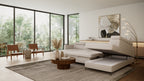Claire Corner Sofa Bed with Chaise & Storage