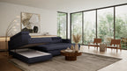 Claire Corner Sofa Bed with Chaise & Storage