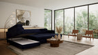 Claire Corner Sofa Bed with Chaise & Storage