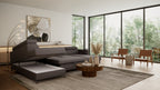 Claire Corner Sofa Bed with Chaise & Storage