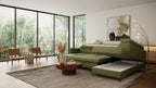 Claire Corner Sofa Bed with Chaise & Storage