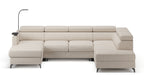Claire Corner Sofa Bed with Chaise & Storage