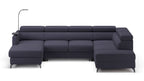 Claire Corner Sofa Bed with Chaise & Storage