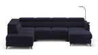 Claire Corner Sofa Bed with Chaise & Storage