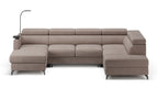 Claire Corner Sofa Bed with Chaise & Storage