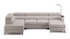 Claire Corner Sofa Bed with Chaise & Storage