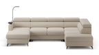 Claire Corner Sofa Bed with Chaise & Storage