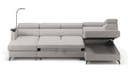 Claire Corner Sofa Bed with Chaise & Storage