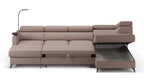 Claire Corner Sofa Bed with Chaise & Storage