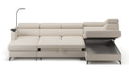 Claire Corner Sofa Bed with Chaise & Storage