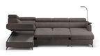 Claire Corner Sofa Bed with Chaise & Storage