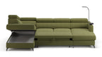 Claire Corner Sofa Bed with Chaise & Storage