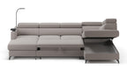 Claire Corner Sofa Bed with Chaise & Storage