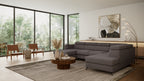 Claire Corner Sofa Bed with Chaise & Storage