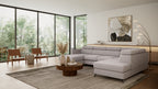 Claire Corner Sofa Bed with Chaise & Storage