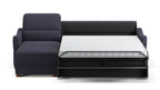 Ede 2 Seater Chaise Sofa Bed with Storage
