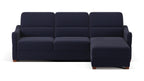 Ede 2 Seater Chaise Sofa Bed with Storage