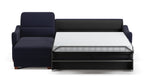 Ede 2 Seater Chaise Sofa Bed with Storage