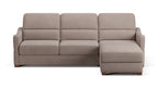 Ede 2 Seater Chaise Sofa Bed with Storage