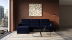 Ede 2 Seater Chaise Sofa Bed with Storage