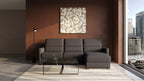Ede 2 Seater Chaise Sofa Bed with Storage