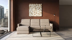 Ede 2 Seater Chaise Sofa Bed with Storage