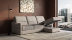 Ede 2 Seater Chaise Sofa Bed with Storage