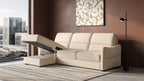 Ede 2 Seater Chaise Sofa Bed with Storage