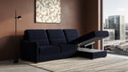 Ede 2 Seater Chaise Sofa Bed with Storage
