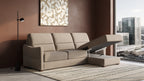 Ede 2 Seater Chaise Sofa Bed with Storage