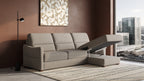 Ede 2 Seater Chaise Sofa Bed with Storage