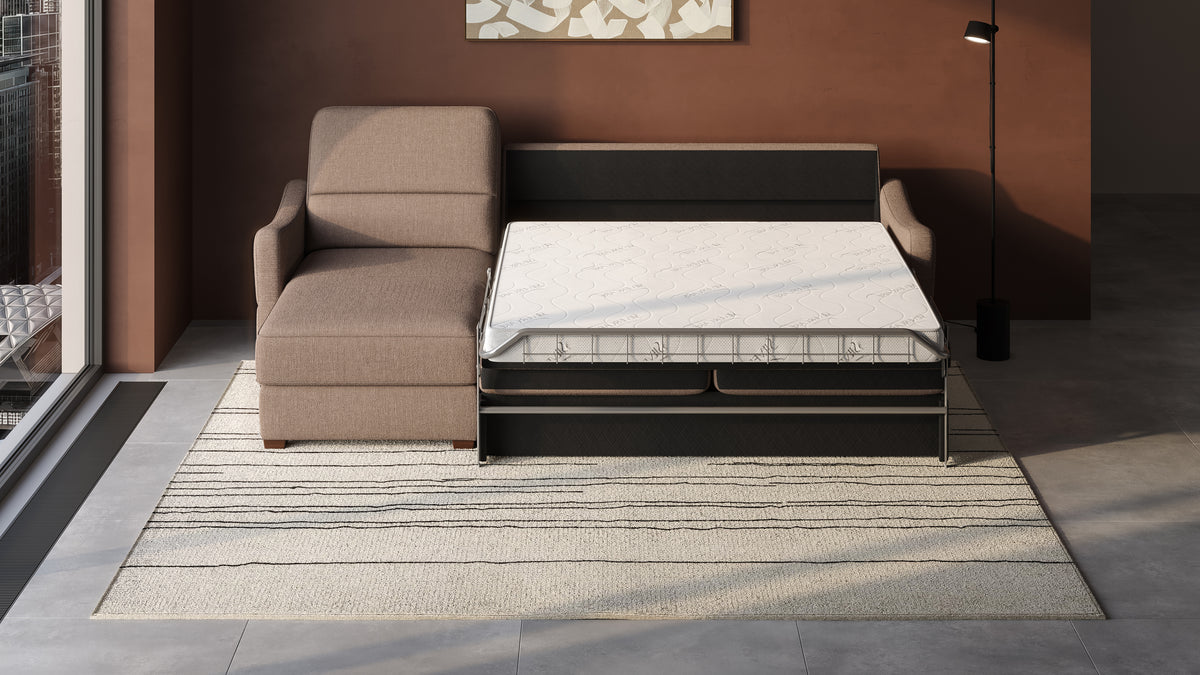 Ede 2 Seater Chaise Sofa Bed with Storage